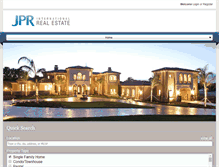 Tablet Screenshot of jprrealestate.com